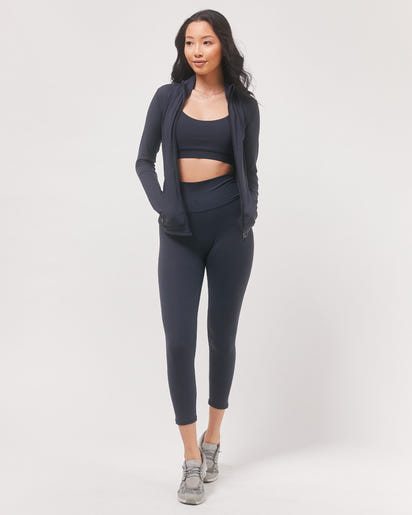 Hybrid Legging High Waist Crop Leggings 23